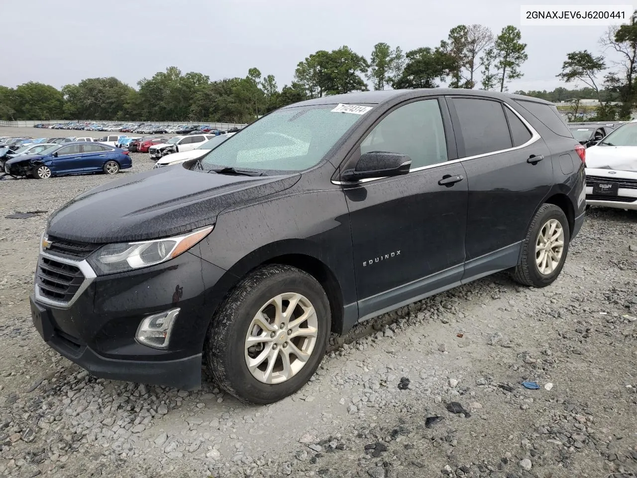 2018 Chevrolet Equinox Lt VIN: 2GNAXJEV6J6200441 Lot: 71024314