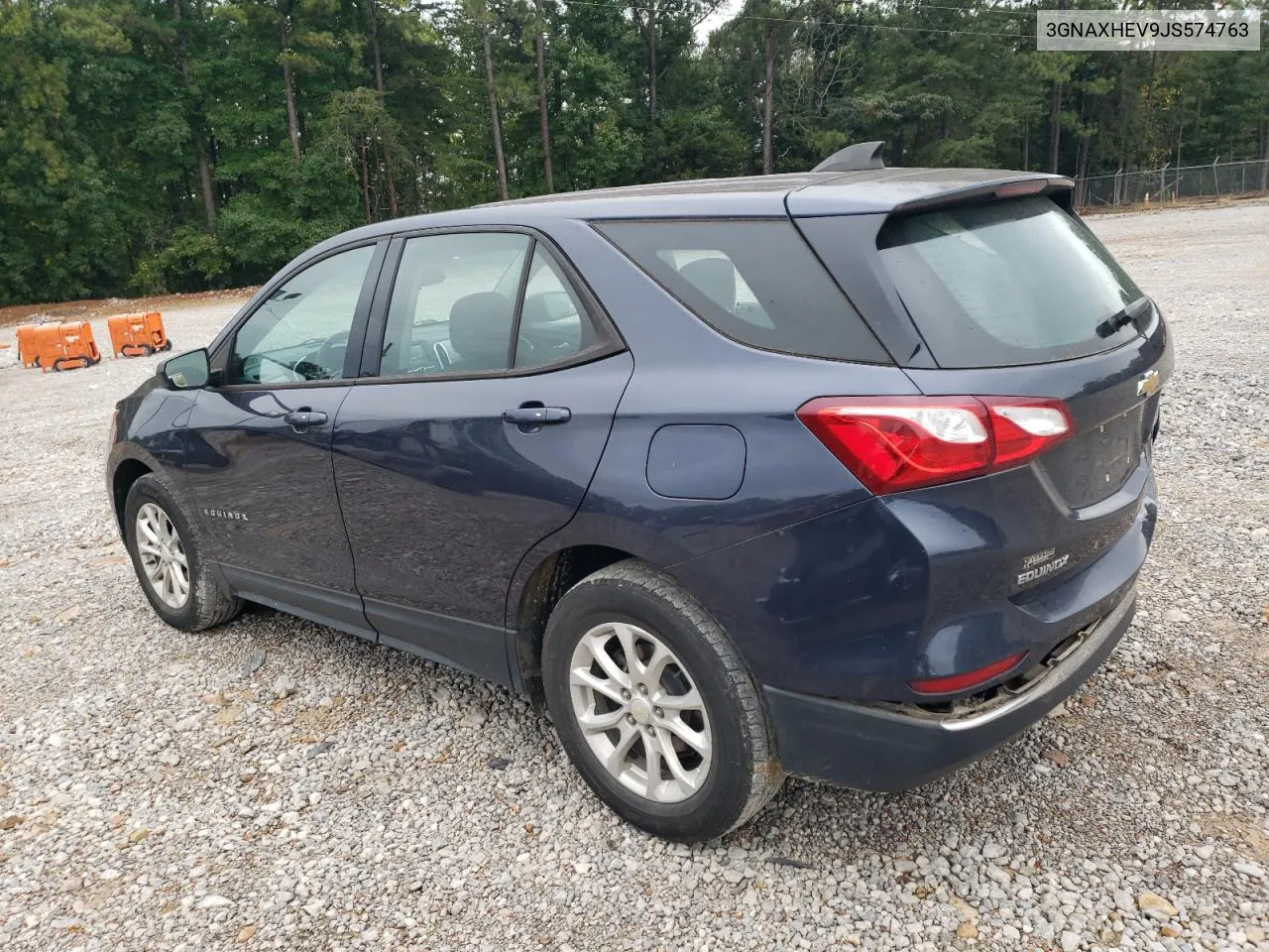 2018 Chevrolet Equinox Ls VIN: 3GNAXHEV9JS574763 Lot: 71053354