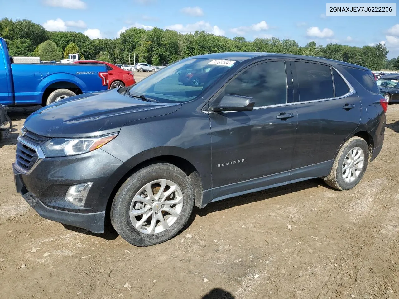 2018 Chevrolet Equinox Lt VIN: 2GNAXJEV7J6222206 Lot: 71107544