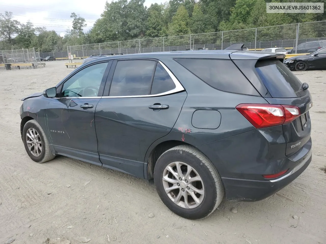 2018 Chevrolet Equinox Lt VIN: 3GNAXJEV8JS601362 Lot: 71115054