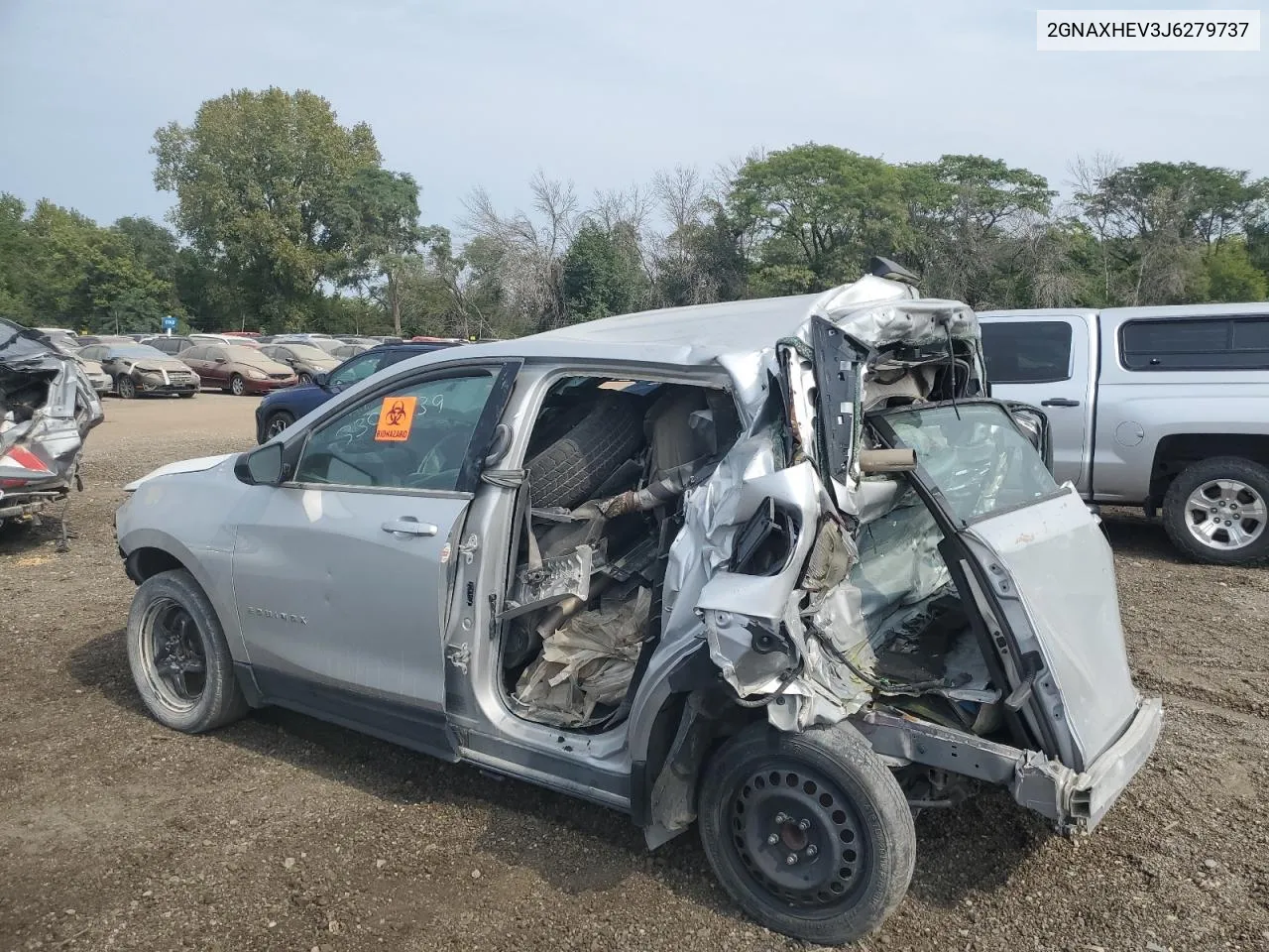 2GNAXHEV3J6279737 2018 Chevrolet Equinox Ls