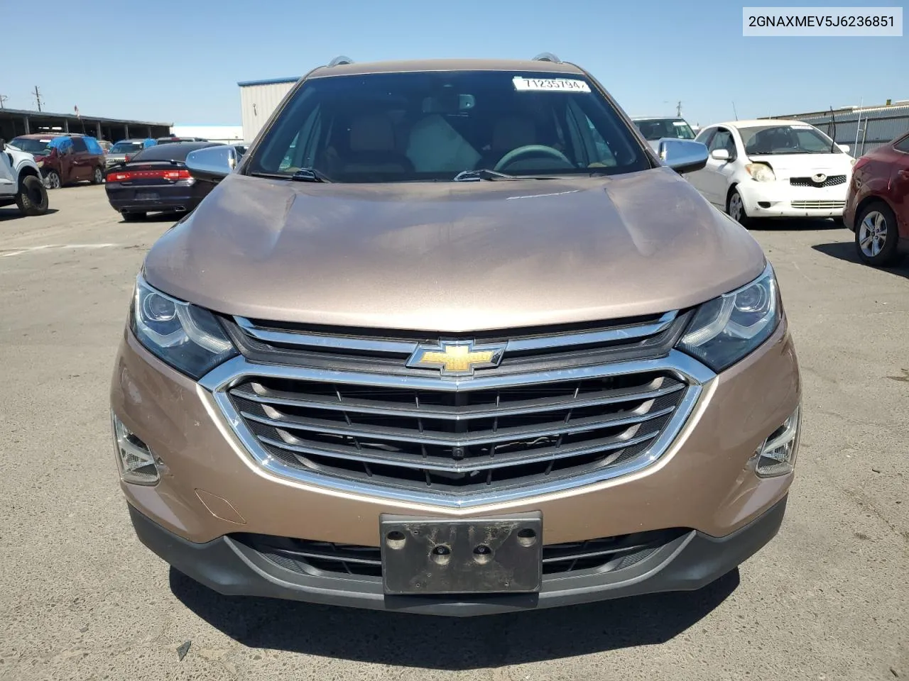 2018 Chevrolet Equinox Premier VIN: 2GNAXMEV5J6236851 Lot: 71235794