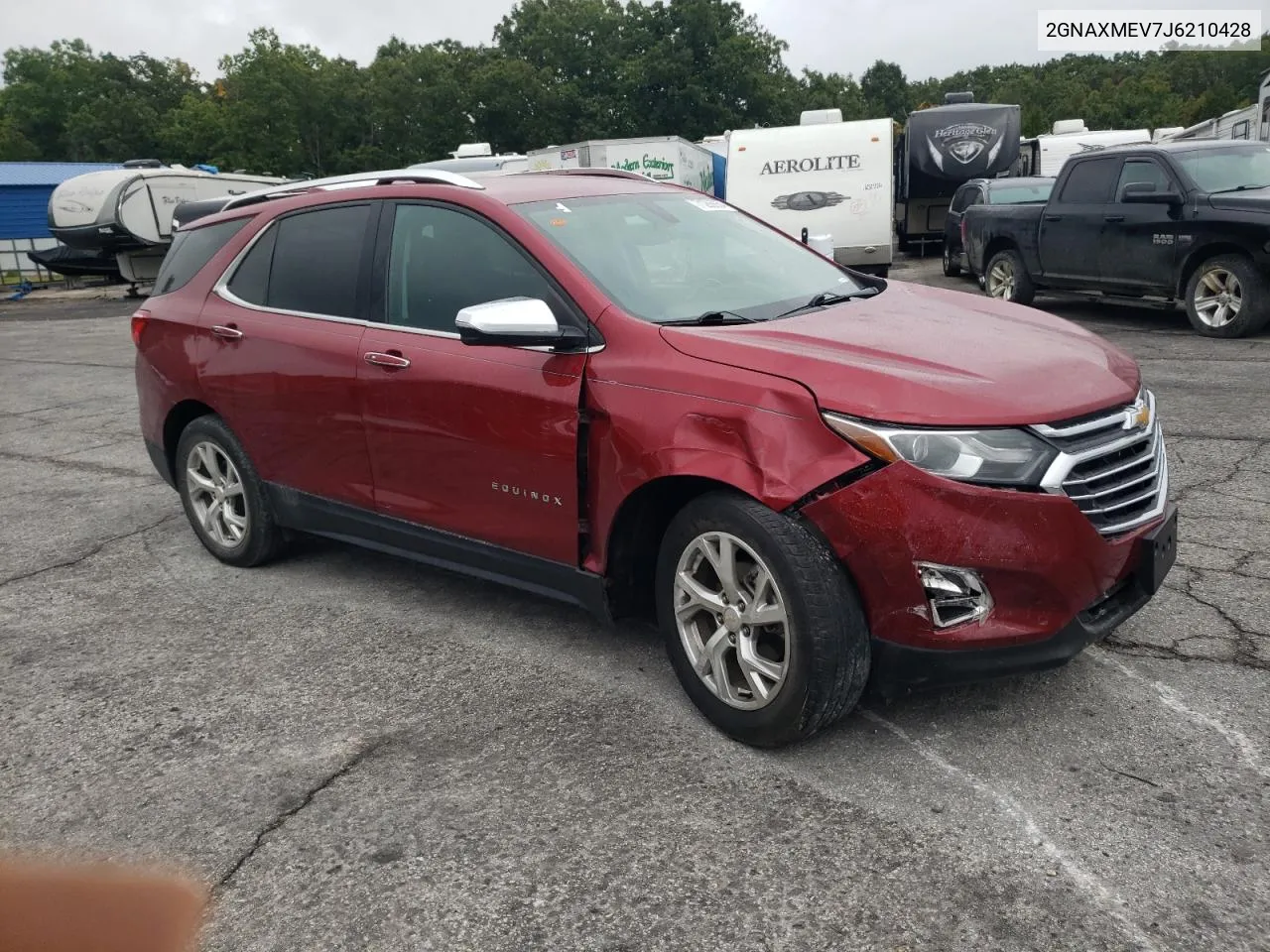 2GNAXMEV7J6210428 2018 Chevrolet Equinox Premier