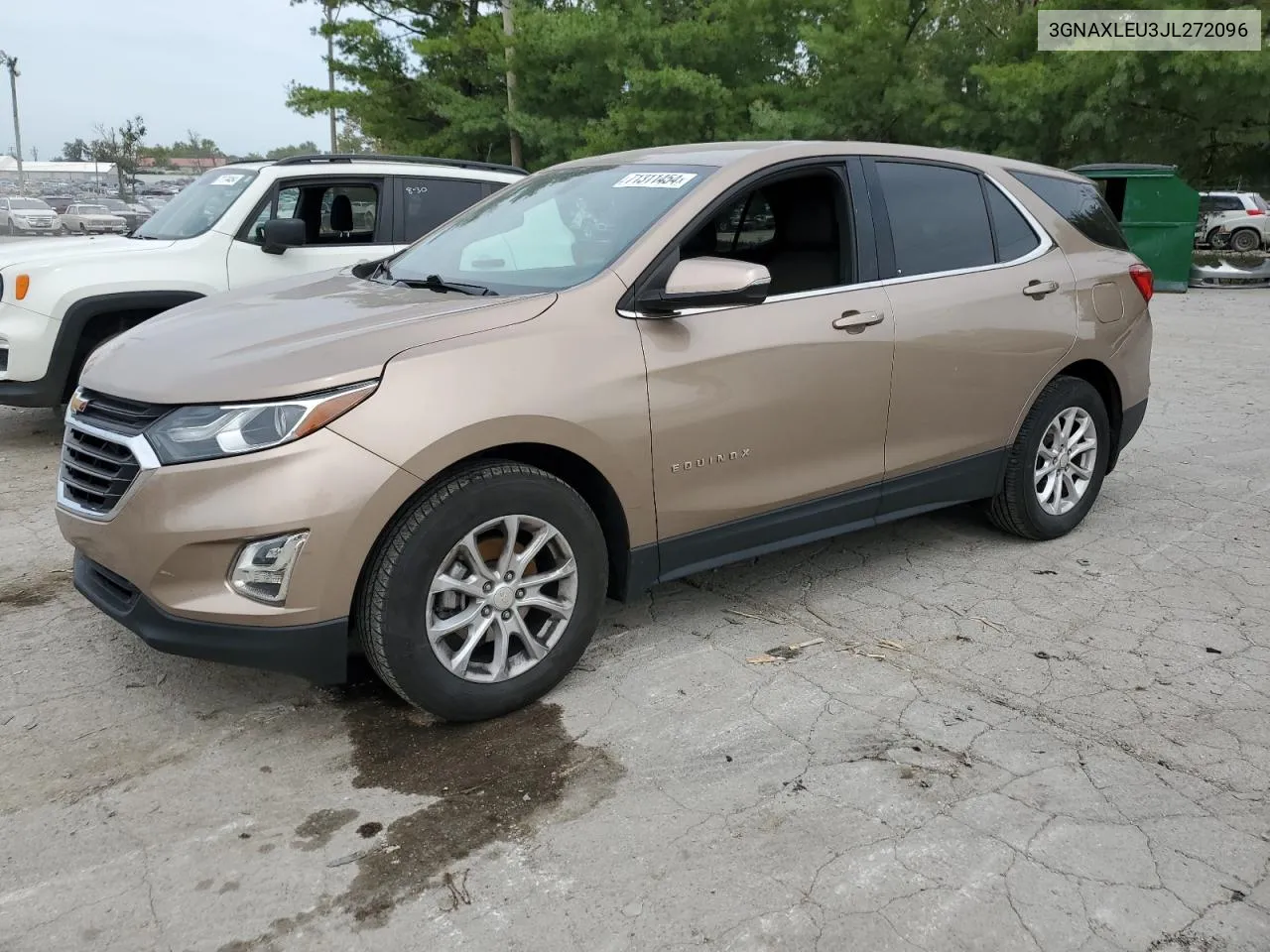 2018 Chevrolet Equinox Lt VIN: 3GNAXLEU3JL272096 Lot: 71311454