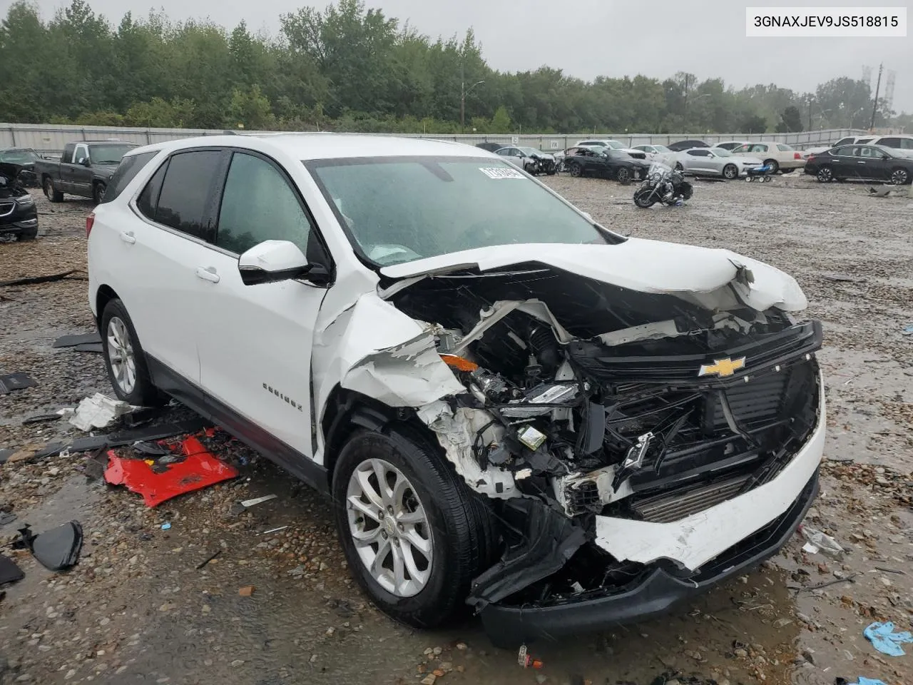 2018 Chevrolet Equinox Lt VIN: 3GNAXJEV9JS518815 Lot: 71318494