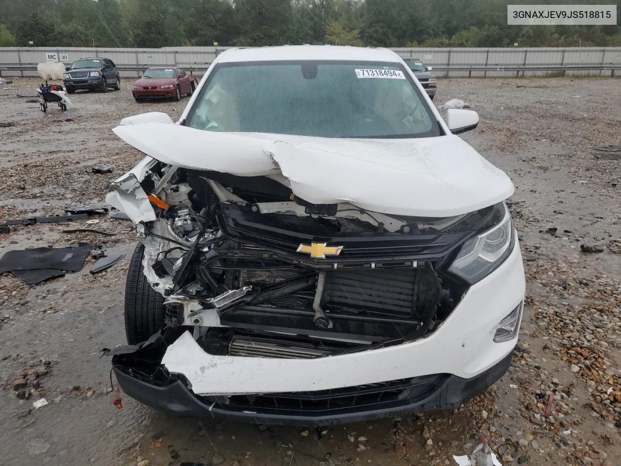 2018 Chevrolet Equinox Lt VIN: 3GNAXJEV9JS518815 Lot: 71318494