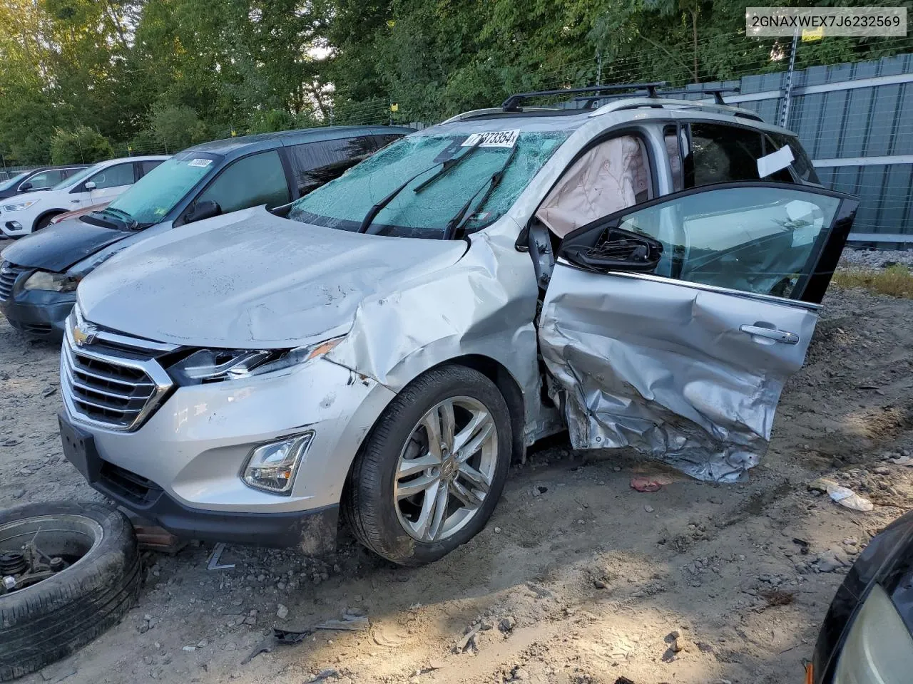 2018 Chevrolet Equinox Premier VIN: 2GNAXWEX7J6232569 Lot: 71373354