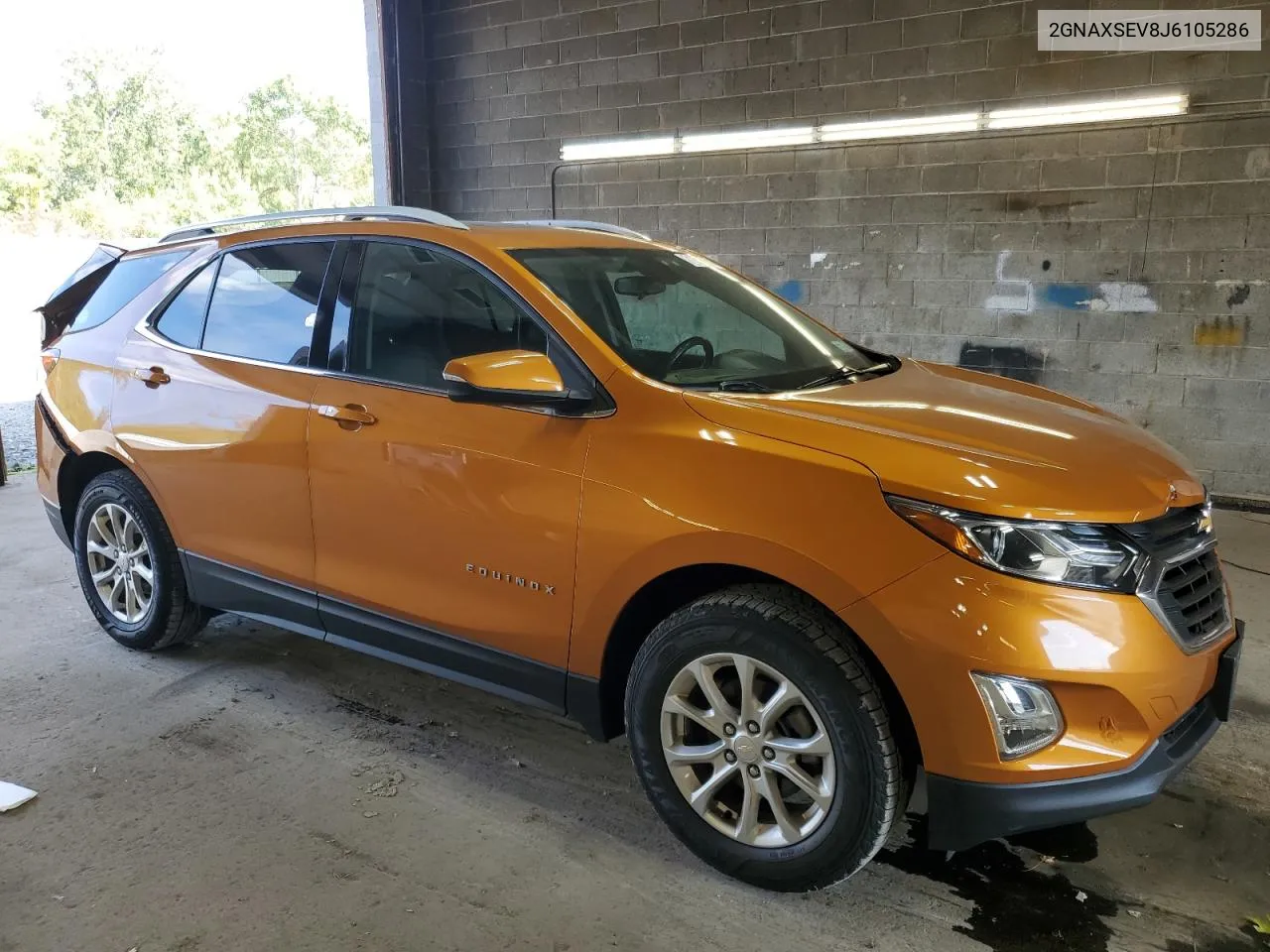 2018 Chevrolet Equinox Lt VIN: 2GNAXSEV8J6105286 Lot: 71378814