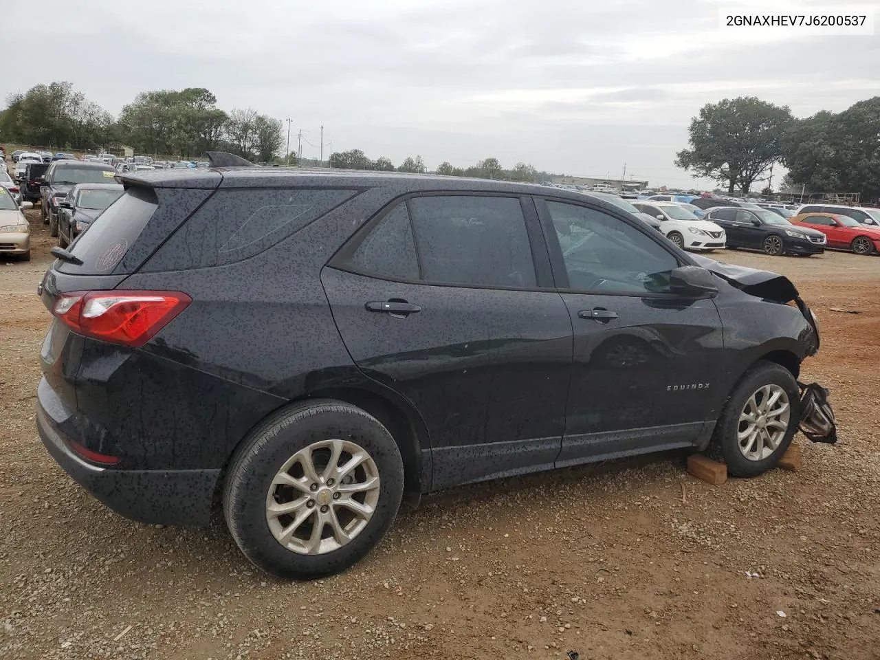 2018 Chevrolet Equinox Ls VIN: 2GNAXHEV7J6200537 Lot: 71414434