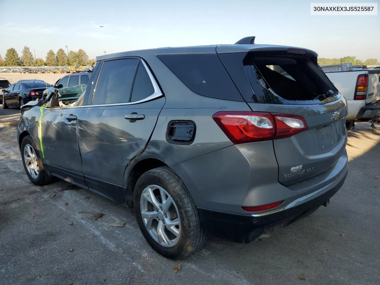 2018 Chevrolet Equinox Lt VIN: 3GNAXKEX3JS525587 Lot: 71445284