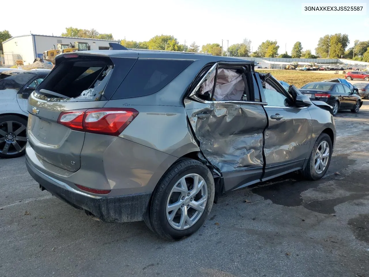 2018 Chevrolet Equinox Lt VIN: 3GNAXKEX3JS525587 Lot: 71445284