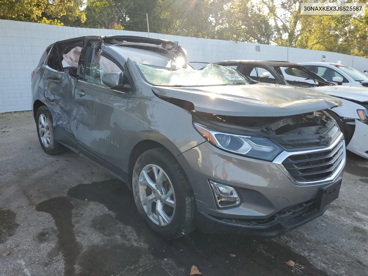 2018 Chevrolet Equinox Lt VIN: 3GNAXKEX3JS525587 Lot: 71445284