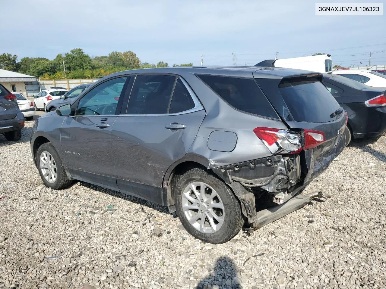 2018 Chevrolet Equinox Lt VIN: 3GNAXJEV7JL106323 Lot: 71597674