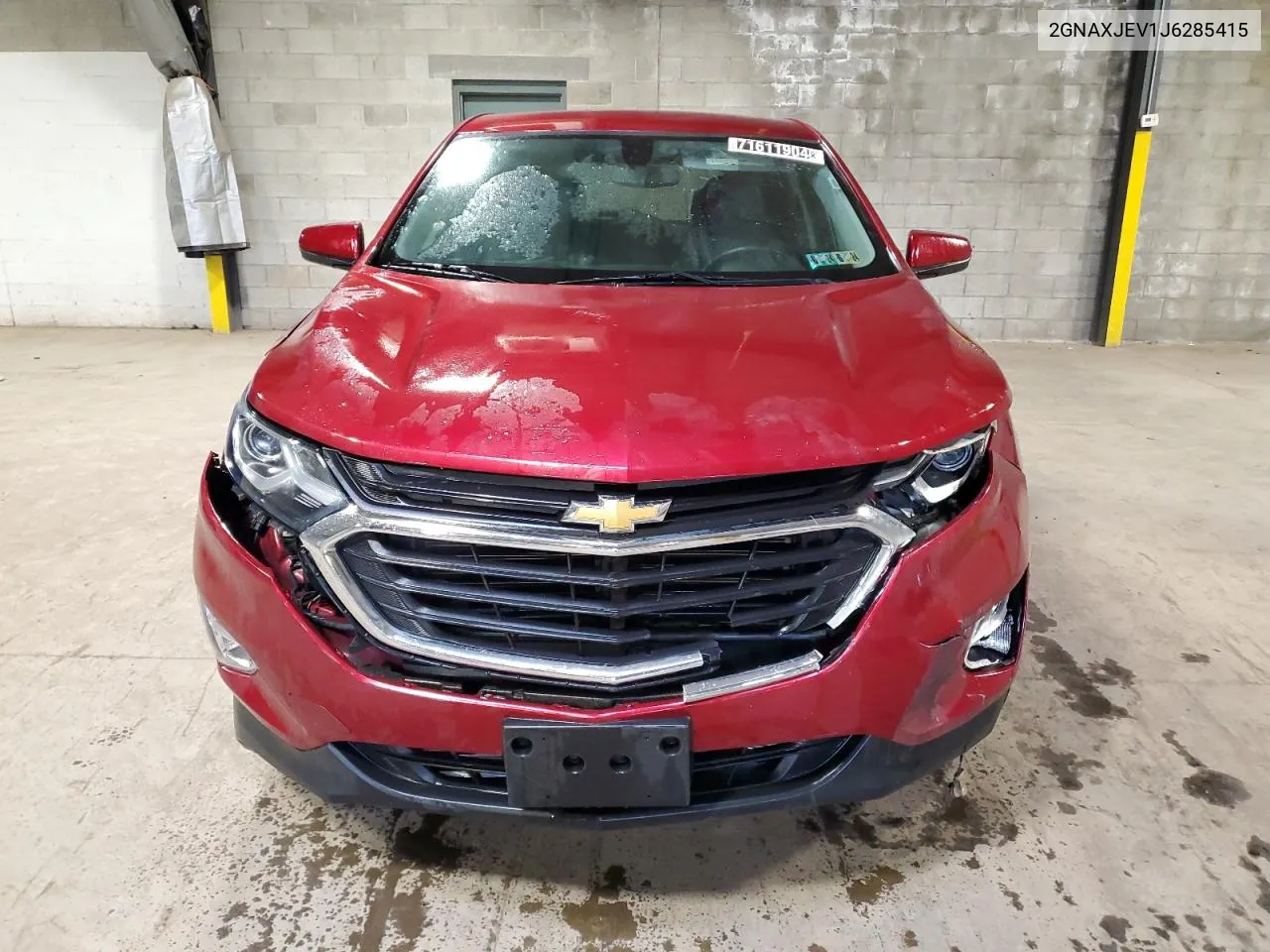 2018 Chevrolet Equinox Lt VIN: 2GNAXJEV1J6285415 Lot: 71611904