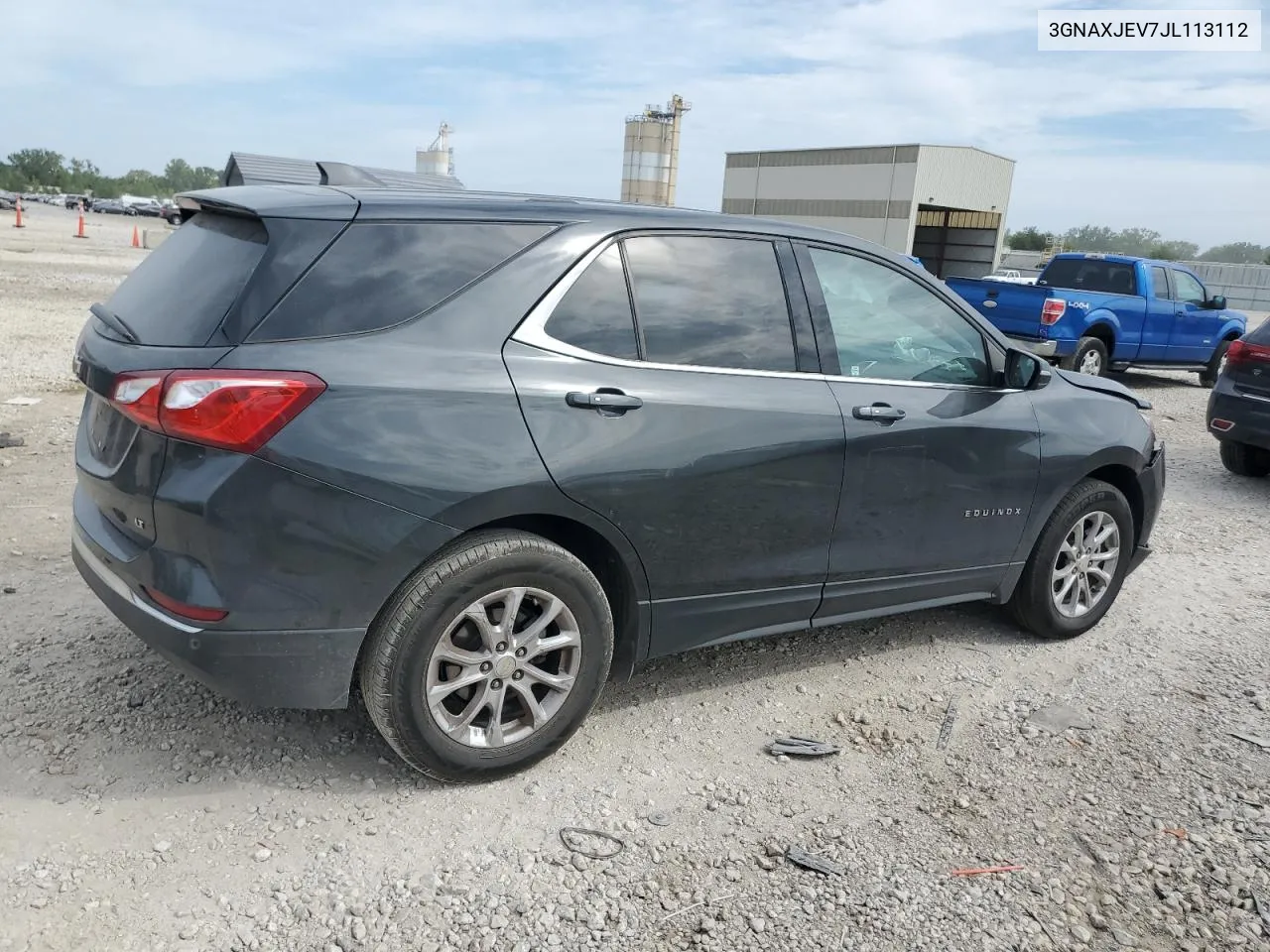 2018 Chevrolet Equinox Lt VIN: 3GNAXJEV7JL113112 Lot: 71658824