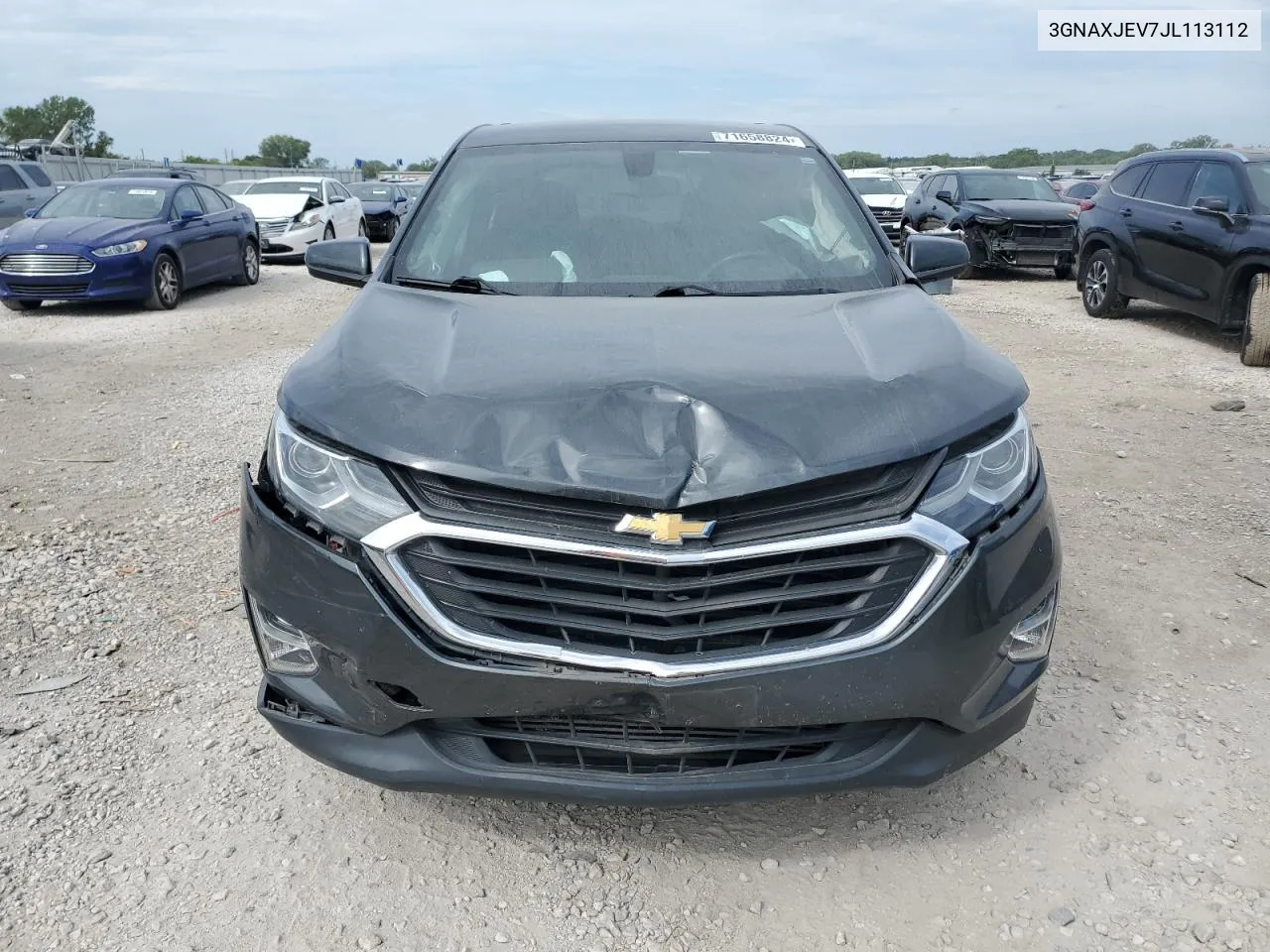 2018 Chevrolet Equinox Lt VIN: 3GNAXJEV7JL113112 Lot: 71658824