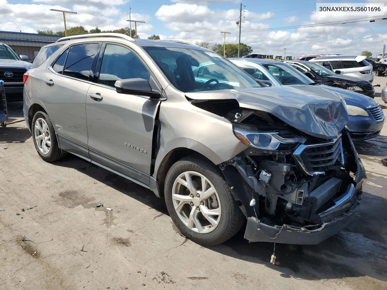 2018 Chevrolet Equinox Lt VIN: 3GNAXKEX5JS601696 Lot: 71724594