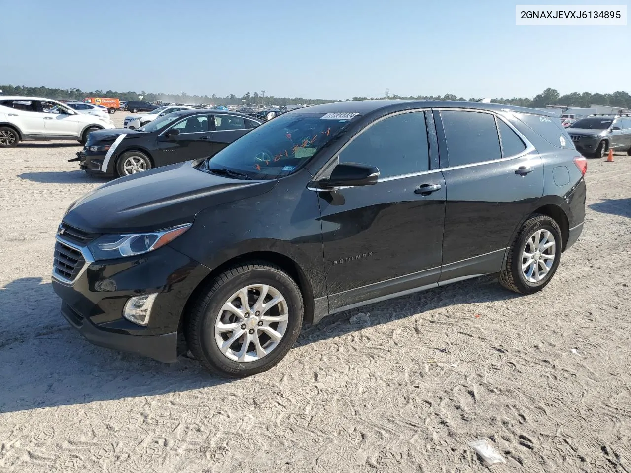 2018 Chevrolet Equinox Lt VIN: 2GNAXJEVXJ6134895 Lot: 71843324