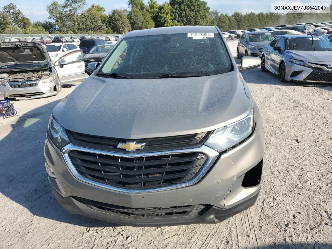 2018 Chevrolet Equinox Lt VIN: 3GNAXJEV7JS642047 Lot: 71917954