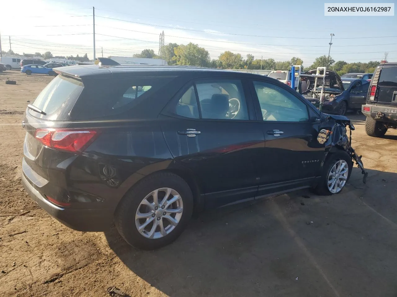 2018 Chevrolet Equinox Ls VIN: 2GNAXHEV0J6162987 Lot: 72001544