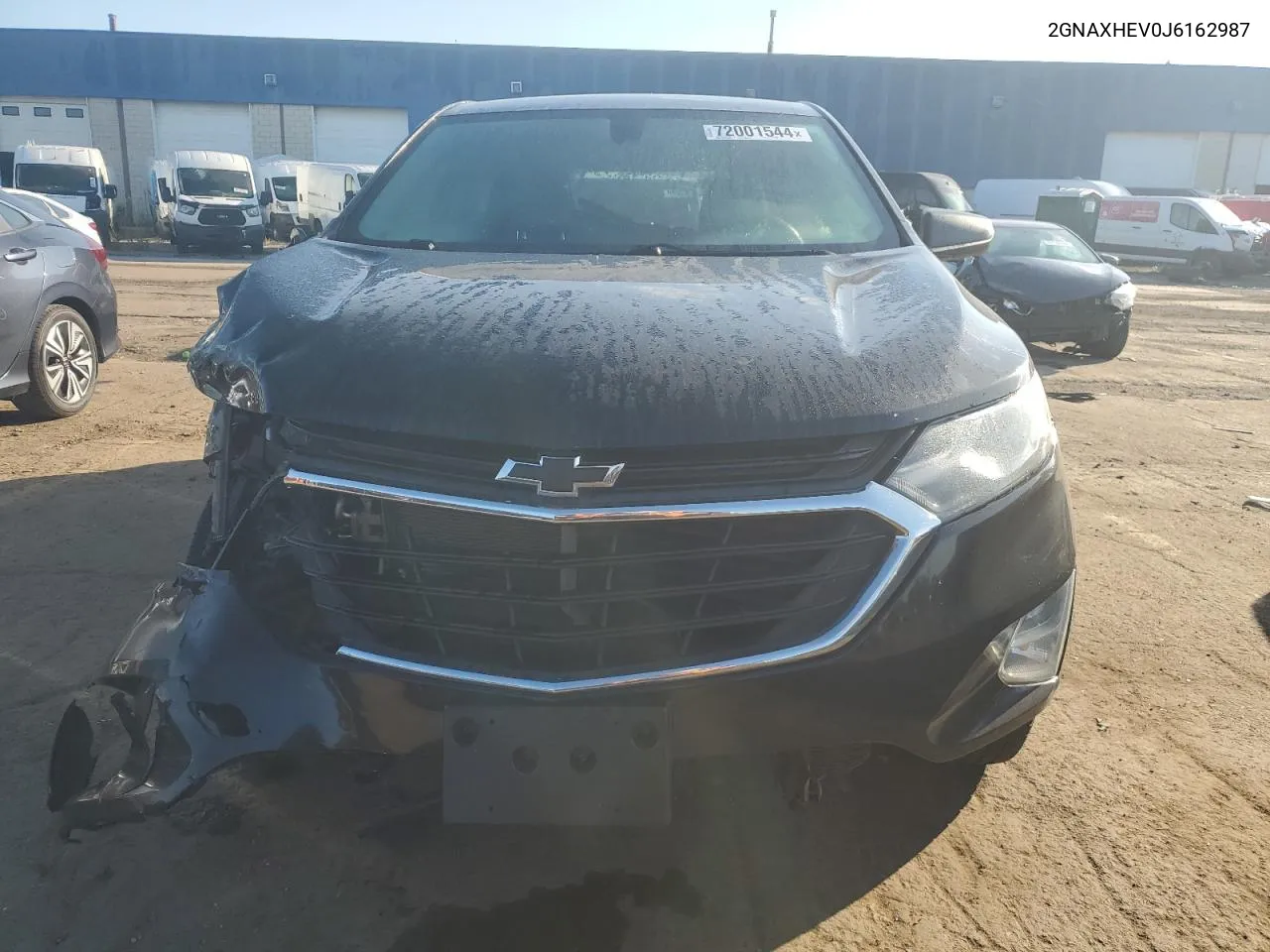 2018 Chevrolet Equinox Ls VIN: 2GNAXHEV0J6162987 Lot: 72001544