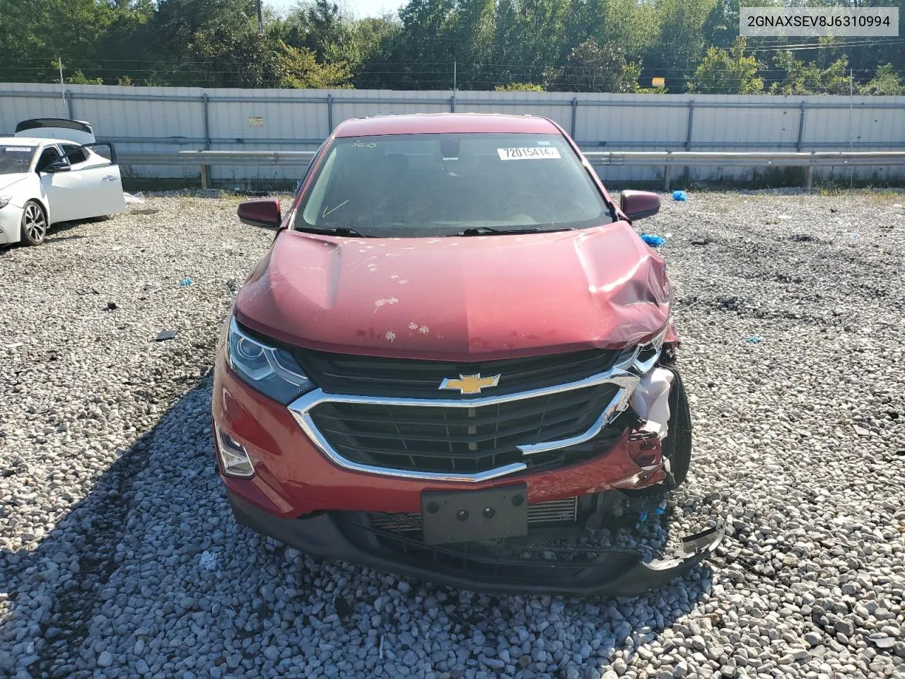 2018 Chevrolet Equinox Lt VIN: 2GNAXSEV8J6310994 Lot: 72015414