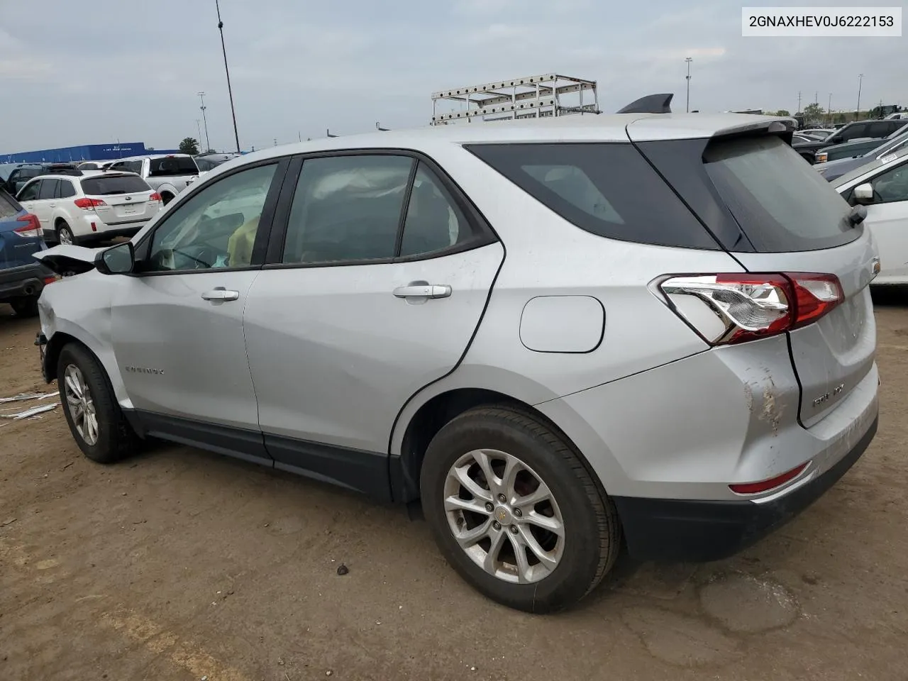 2018 Chevrolet Equinox Ls VIN: 2GNAXHEV0J6222153 Lot: 72039134