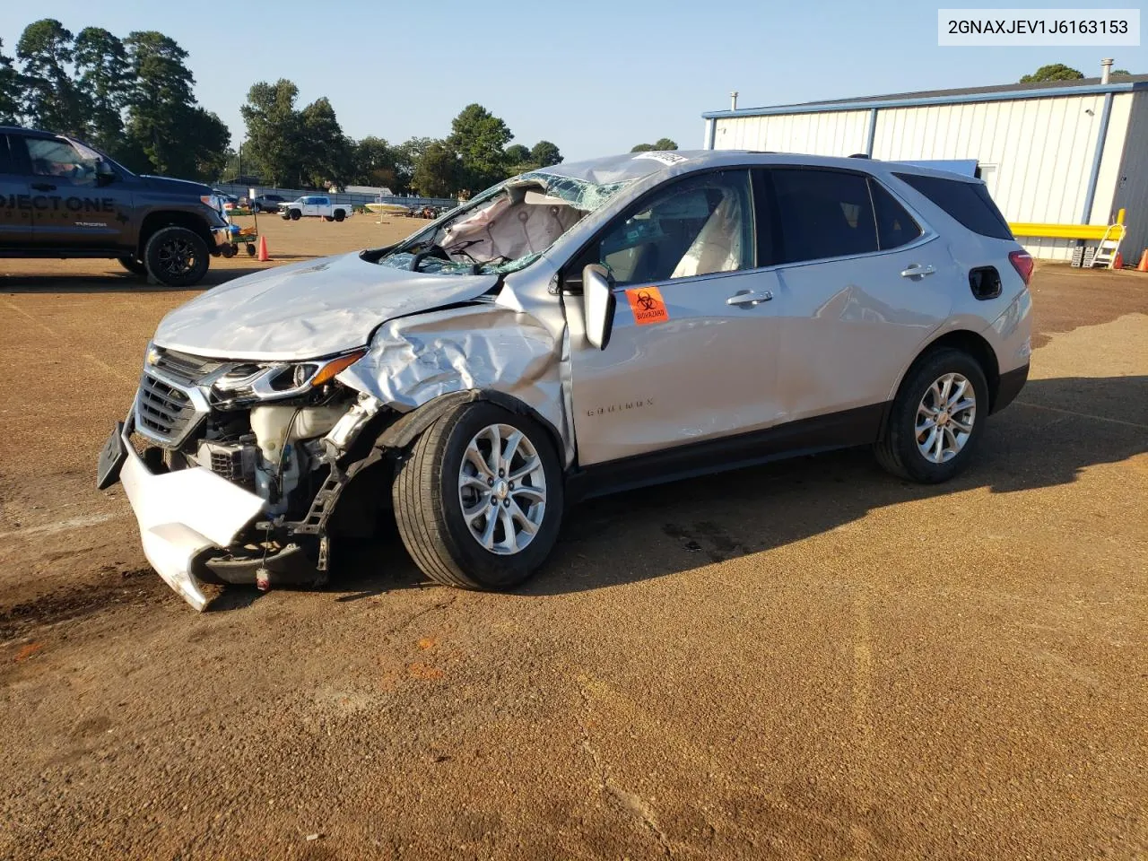 2018 Chevrolet Equinox Lt VIN: 2GNAXJEV1J6163153 Lot: 72081054