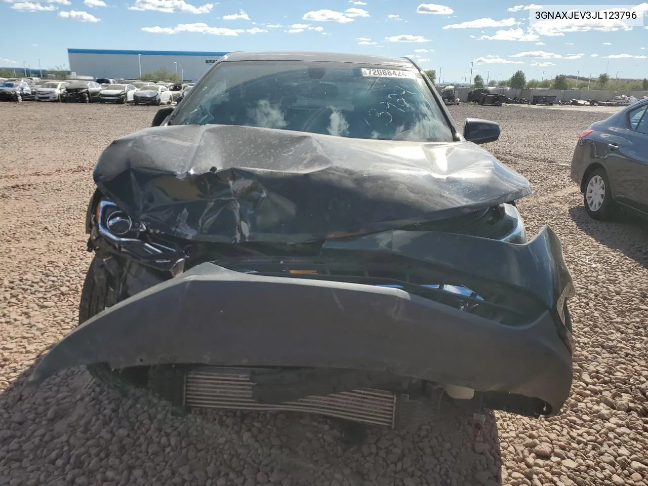 2018 Chevrolet Equinox Lt VIN: 3GNAXJEV3JL123796 Lot: 72088424