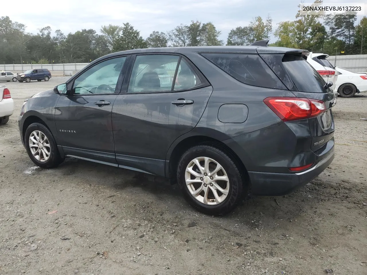 2018 Chevrolet Equinox Ls VIN: 2GNAXHEV8J6137223 Lot: 72129884