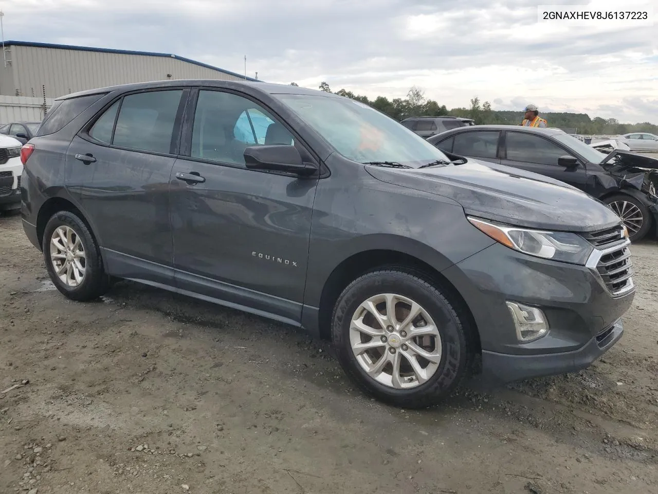 2018 Chevrolet Equinox Ls VIN: 2GNAXHEV8J6137223 Lot: 72129884