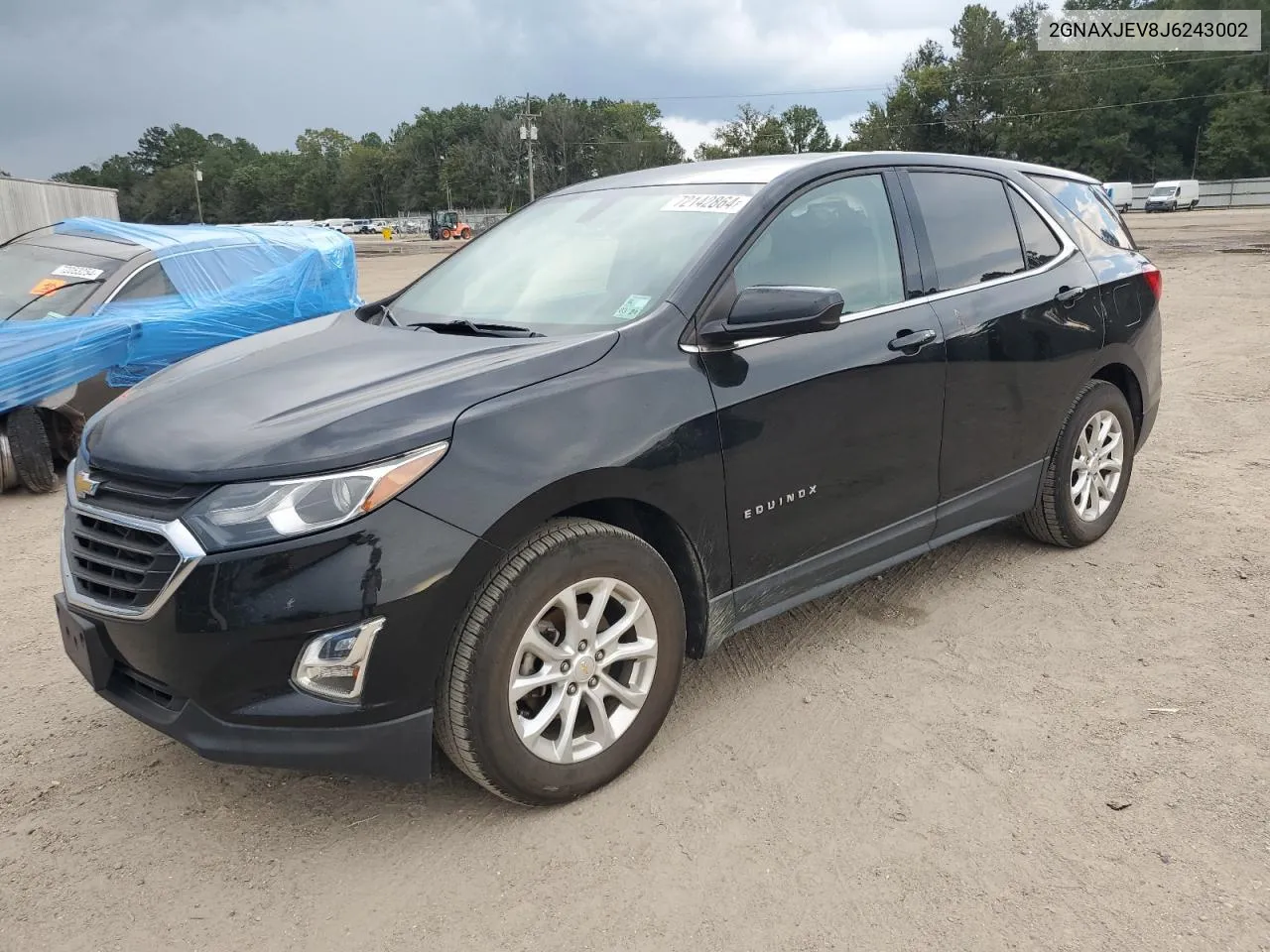 2018 Chevrolet Equinox Lt VIN: 2GNAXJEV8J6243002 Lot: 72142864