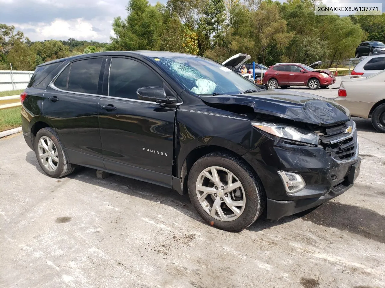 2018 Chevrolet Equinox Lt VIN: 2GNAXKEX8J6137771 Lot: 72148754