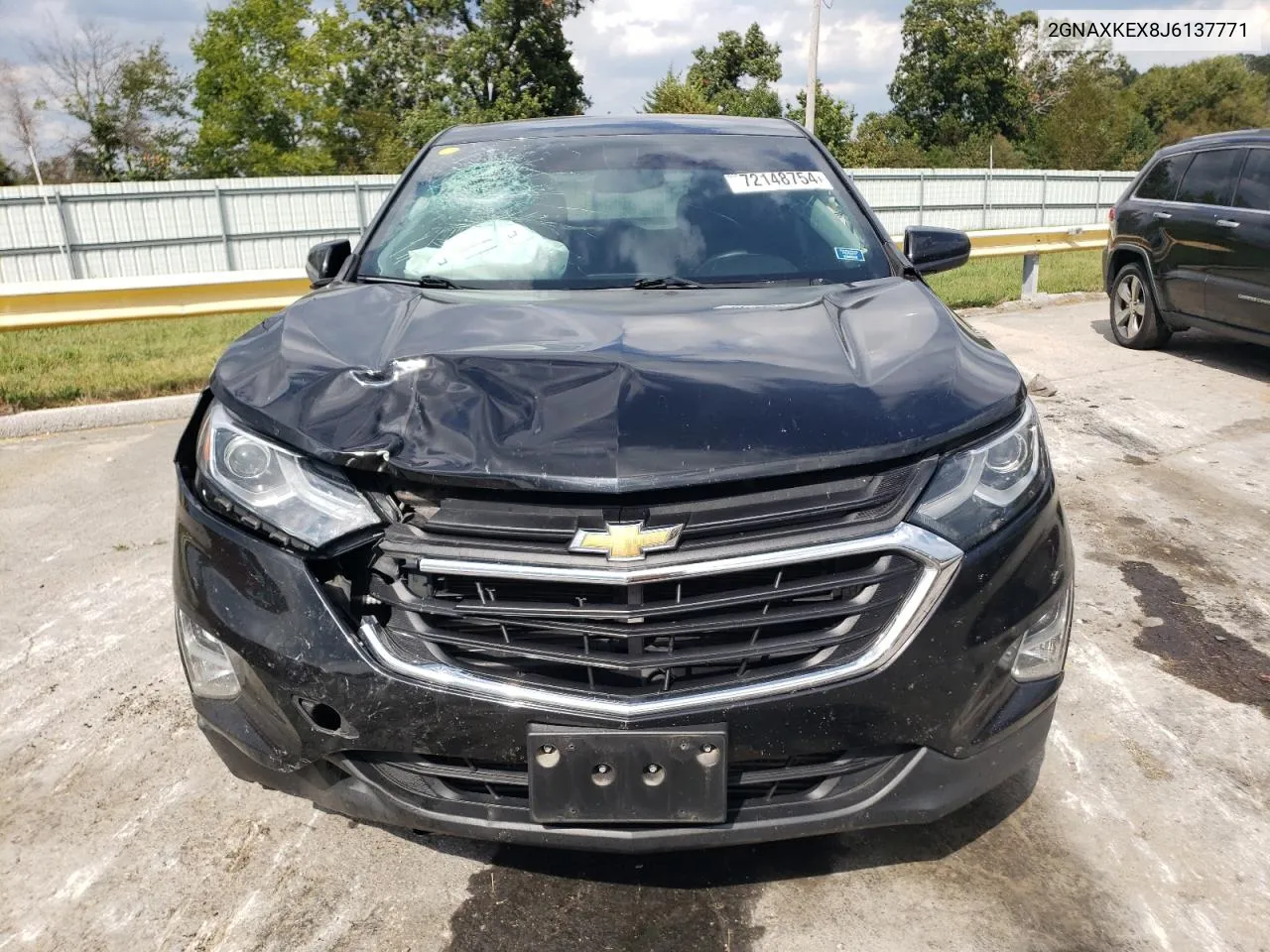 2018 Chevrolet Equinox Lt VIN: 2GNAXKEX8J6137771 Lot: 72148754