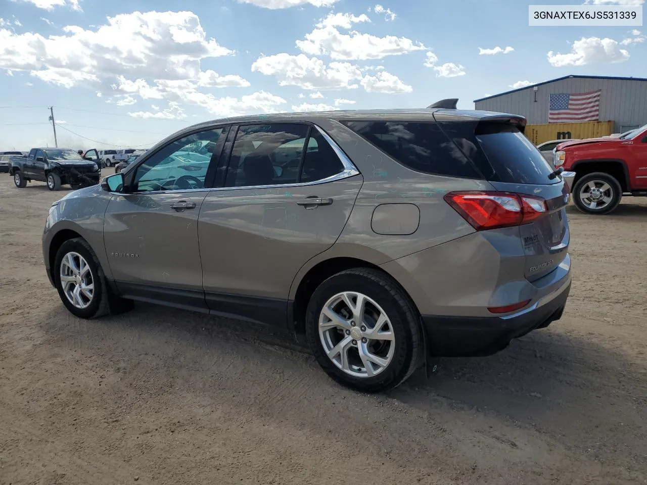 2018 Chevrolet Equinox Lt VIN: 3GNAXTEX6JS531339 Lot: 72168184