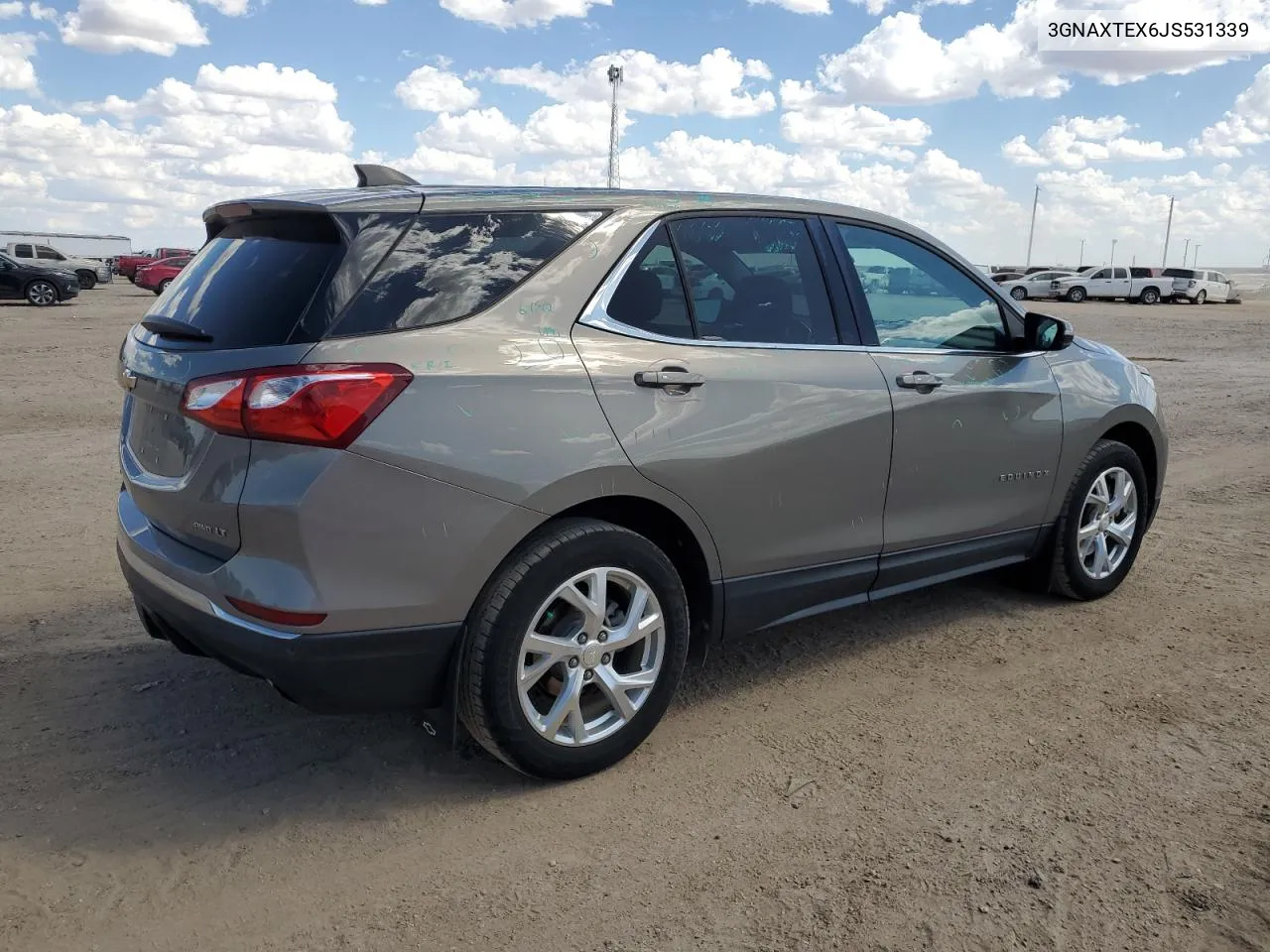 2018 Chevrolet Equinox Lt VIN: 3GNAXTEX6JS531339 Lot: 72168184