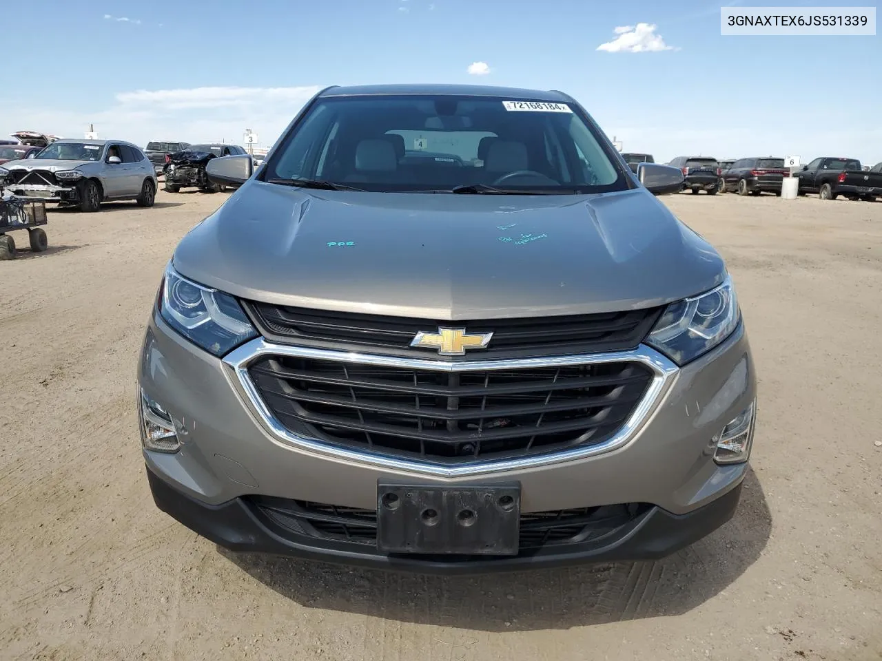 3GNAXTEX6JS531339 2018 Chevrolet Equinox Lt