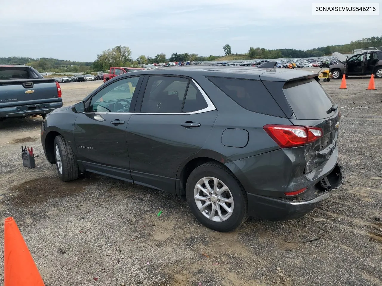 2018 Chevrolet Equinox Lt VIN: 3GNAXSEV9JS546216 Lot: 72213624