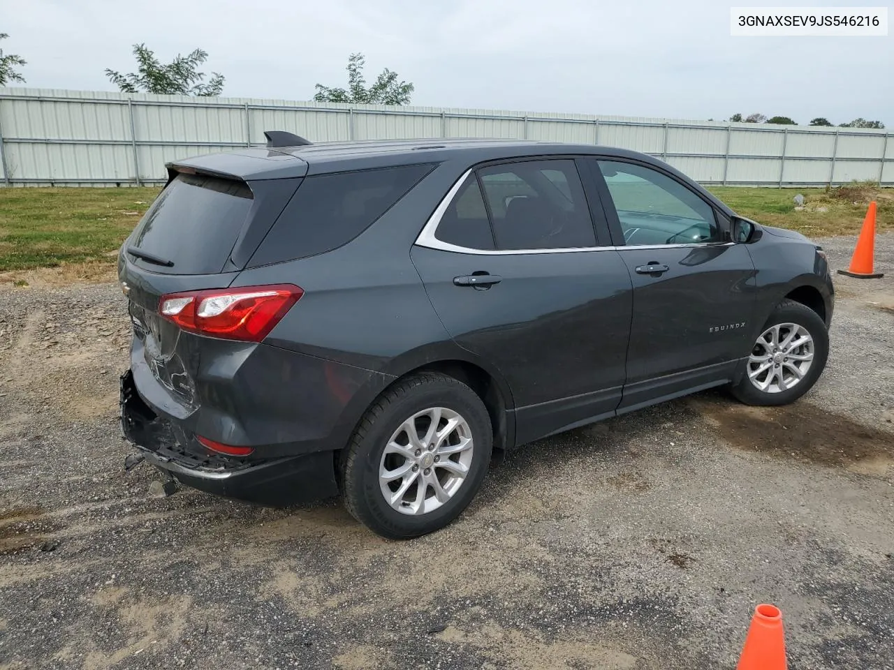 2018 Chevrolet Equinox Lt VIN: 3GNAXSEV9JS546216 Lot: 72213624