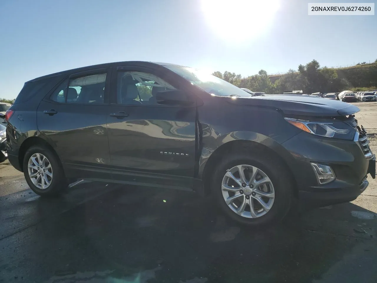 2018 Chevrolet Equinox Ls VIN: 2GNAXREV0J6274260 Lot: 72240984