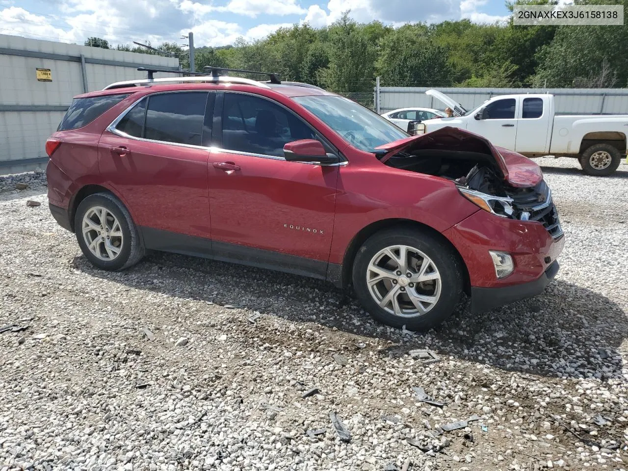 2GNAXKEX3J6158138 2018 Chevrolet Equinox Lt