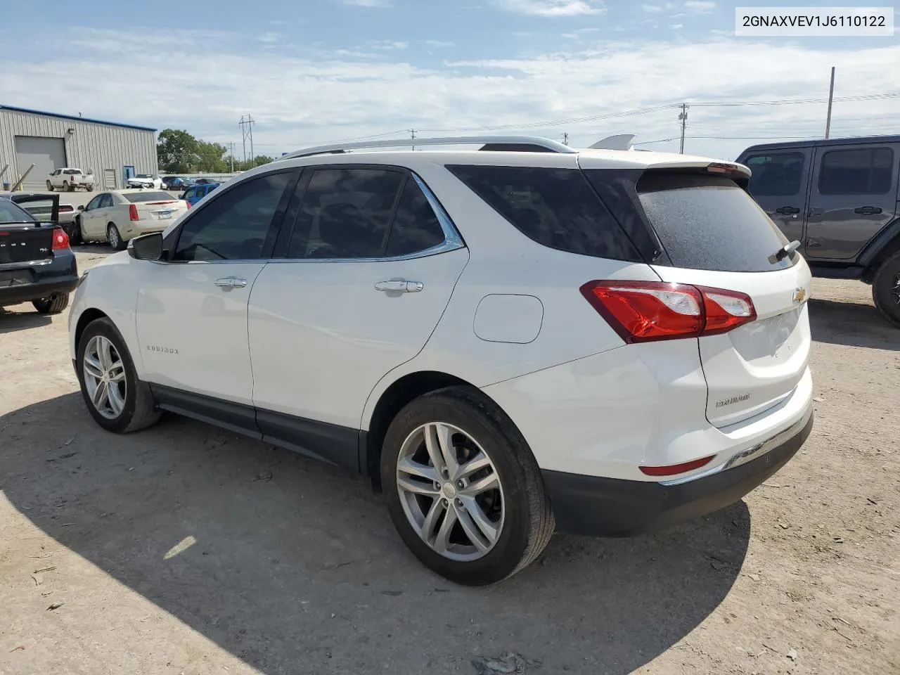 2018 Chevrolet Equinox Premier VIN: 2GNAXVEV1J6110122 Lot: 72371464