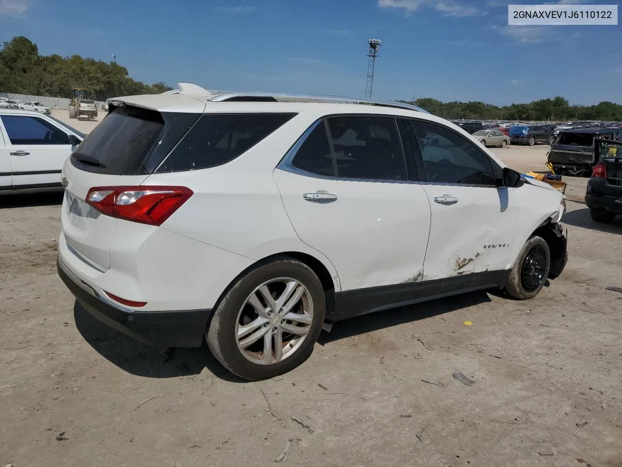 2018 Chevrolet Equinox Premier VIN: 2GNAXVEV1J6110122 Lot: 72371464