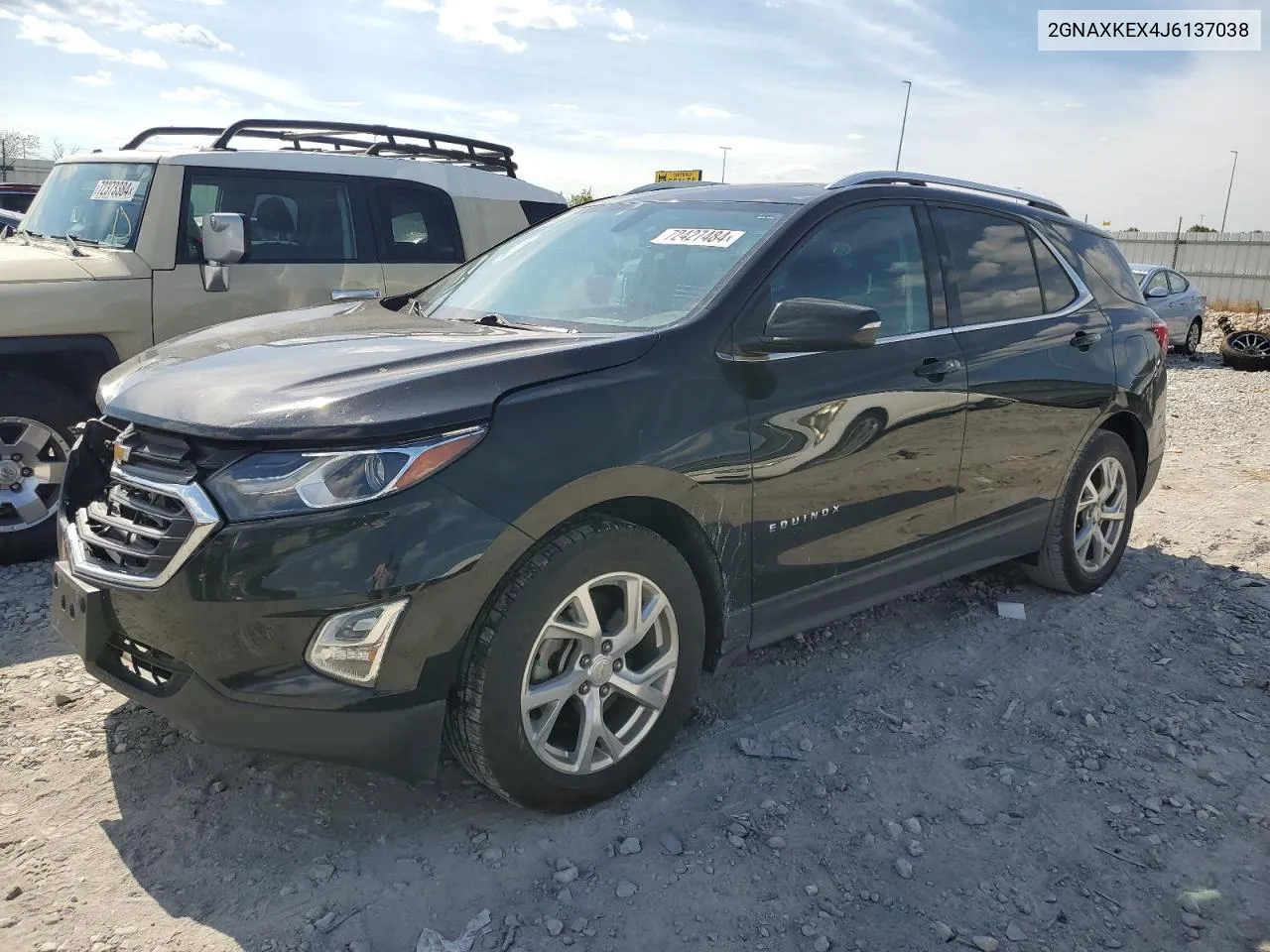 2018 Chevrolet Equinox Lt VIN: 2GNAXKEX4J6137038 Lot: 72427484