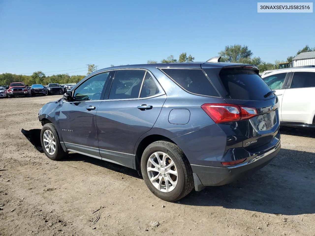 2018 Chevrolet Equinox Lt VIN: 3GNAXSEV3JS582516 Lot: 72434164