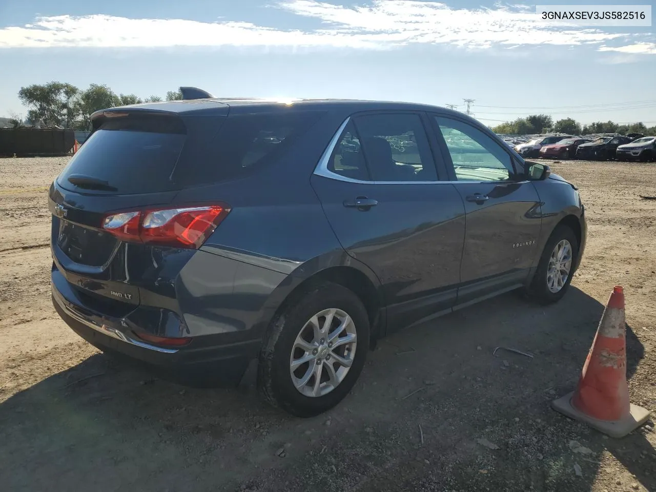 2018 Chevrolet Equinox Lt VIN: 3GNAXSEV3JS582516 Lot: 72434164