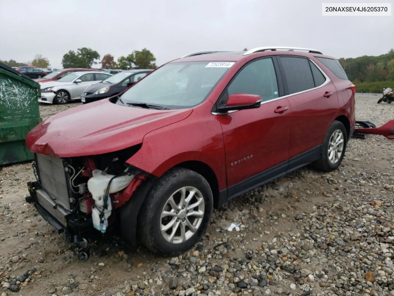 2GNAXSEV4J6205370 2018 Chevrolet Equinox Lt