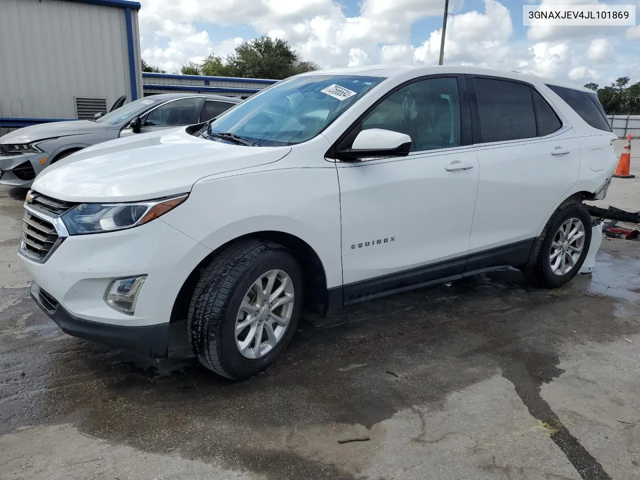 2018 Chevrolet Equinox Lt VIN: 3GNAXJEV4JL101869 Lot: 72566684