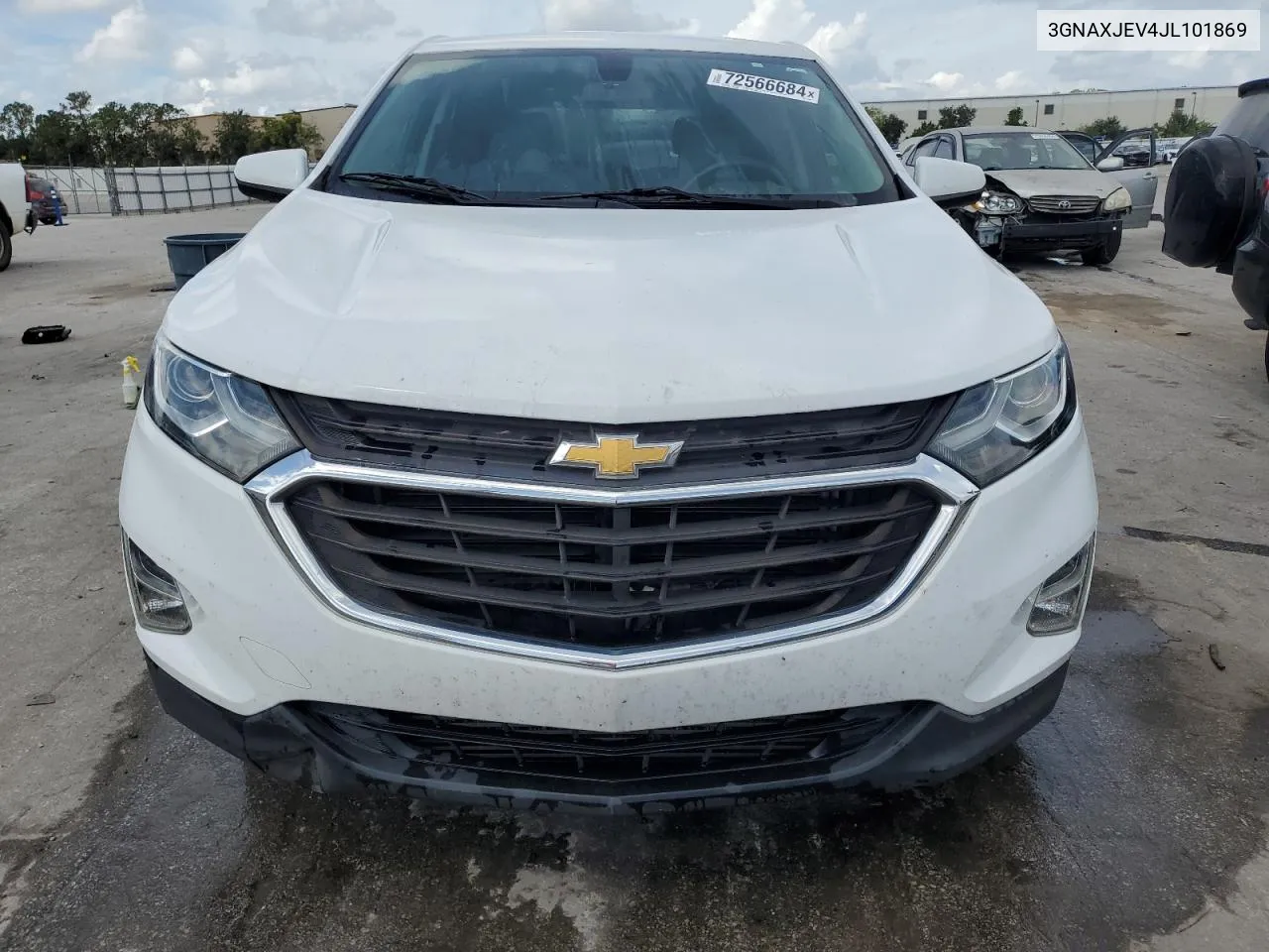 2018 Chevrolet Equinox Lt VIN: 3GNAXJEV4JL101869 Lot: 72566684