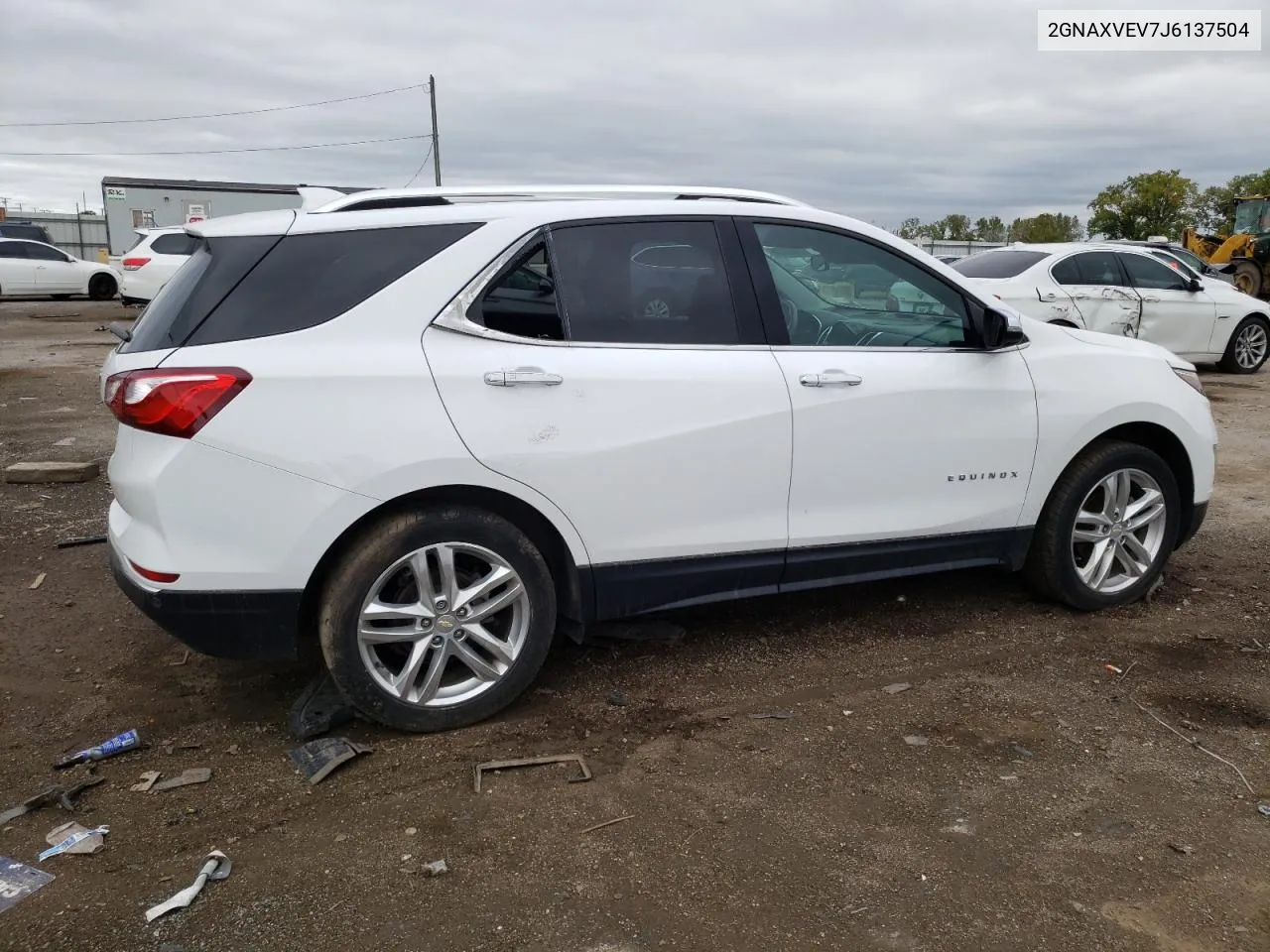 2GNAXVEV7J6137504 2018 Chevrolet Equinox Premier